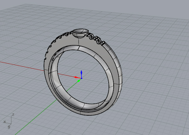 ring and the surface for surface normal milling
