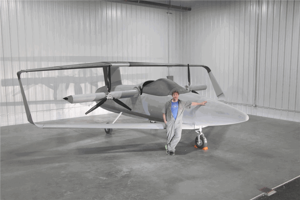 The completed verticopter prototype design from ELYTRON Aircraft