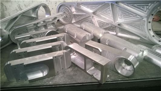 More prototype components from ART’s newest 10 axis plasma cutter robotic arm design, machined with RhinoCAM. 
